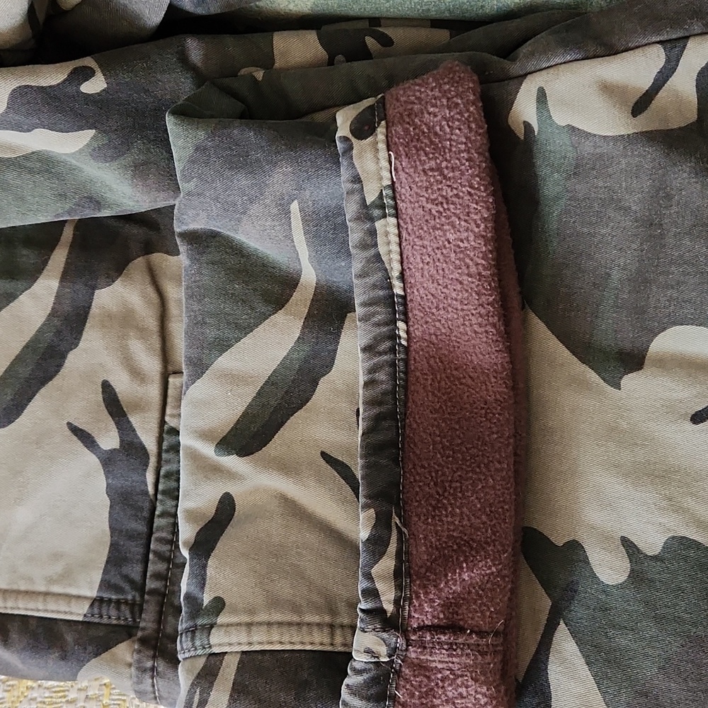 Wrangler Camo fleece lined cargo pants Mens 36 x 30 - Picture 9 of 10